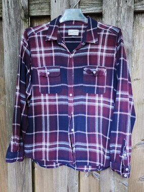 GUC Women's XXL Universal Thread 100% cotton flannel button up shirt